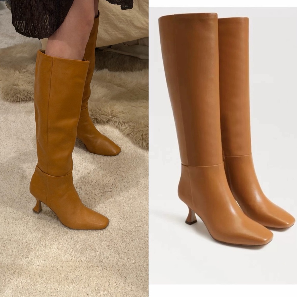 Sam Edelman Leigh Sculpted Mid-Heel Tall Dress Boots